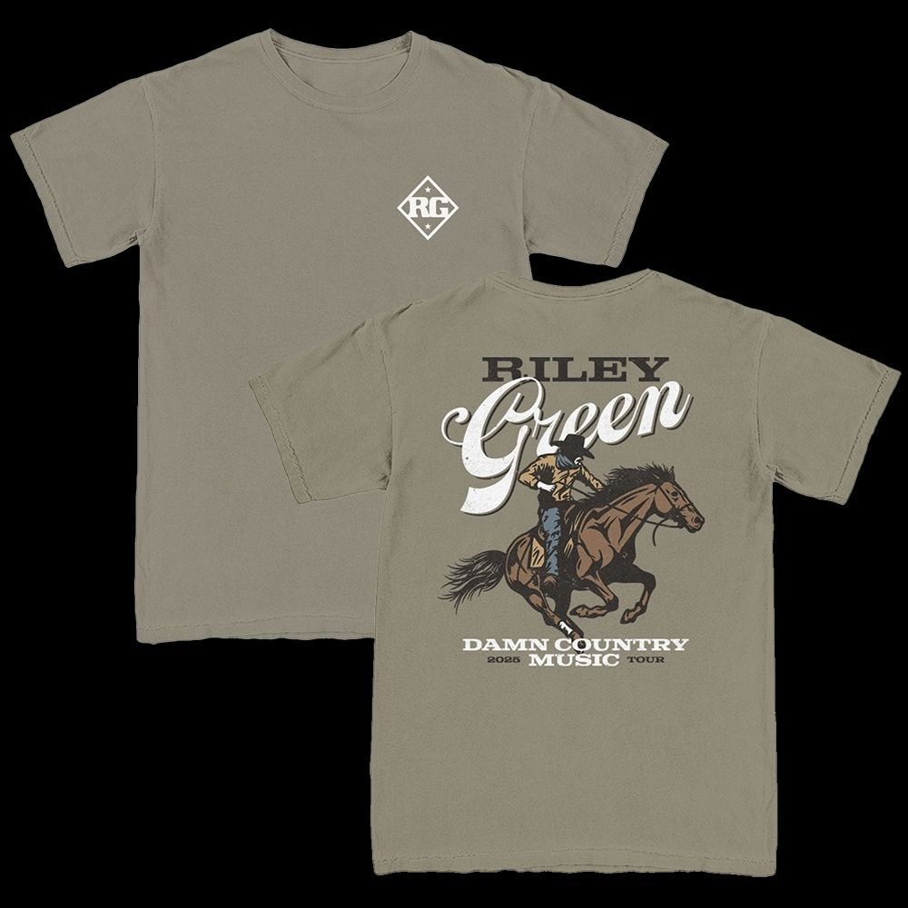 Cowboy Tee  Riley Green 2 Sided